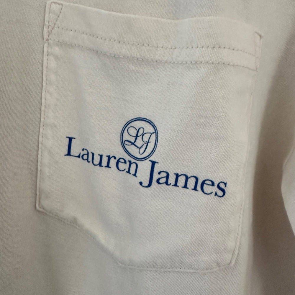 Lauren James Long Sleeve Graphic Tee SZ Small - Picture 5 of 6